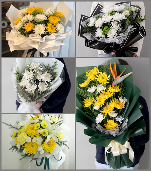 山东青岛平度市同和街道新华里村白事花束代送